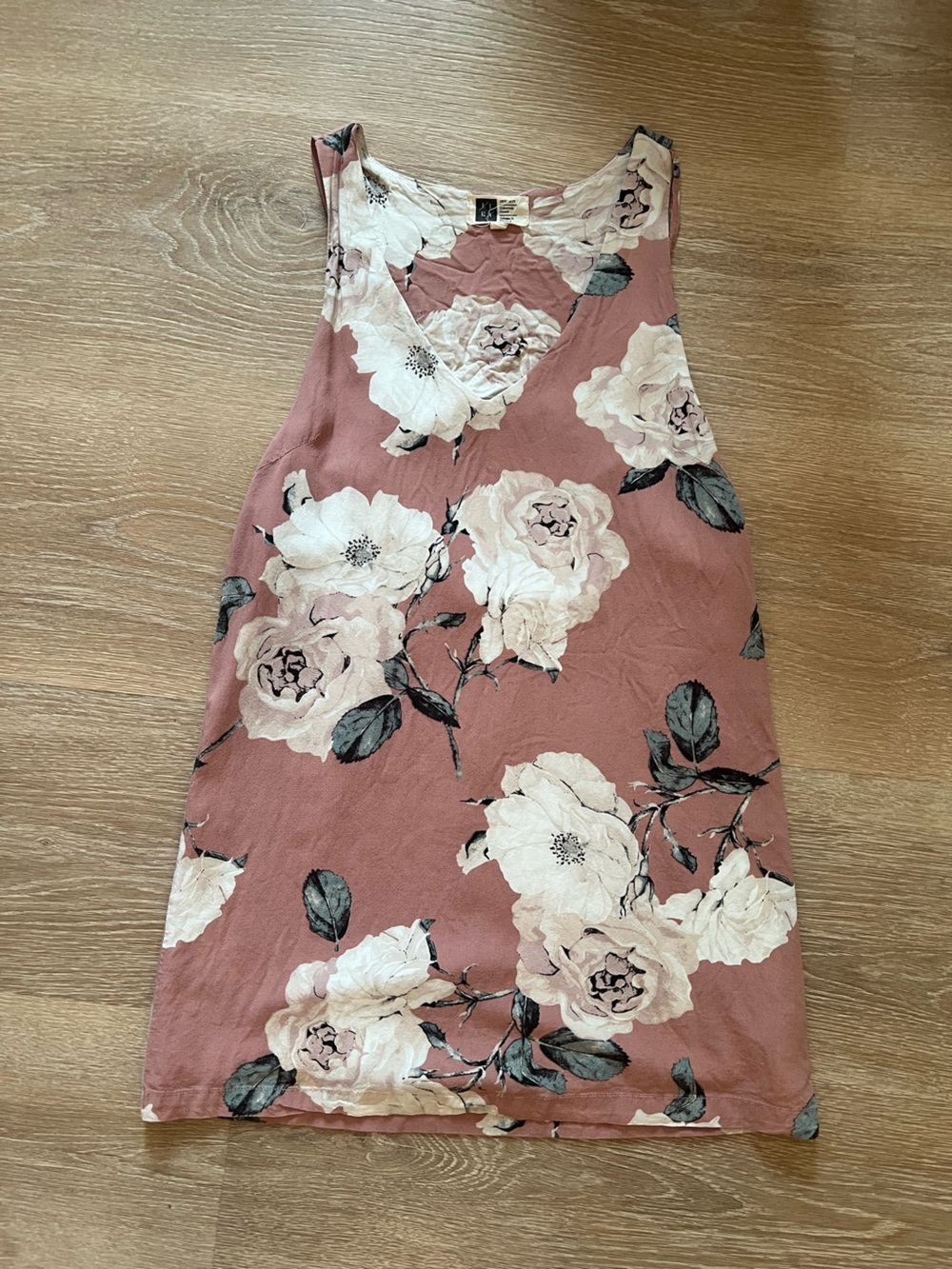 Lira pink floral mini dress
